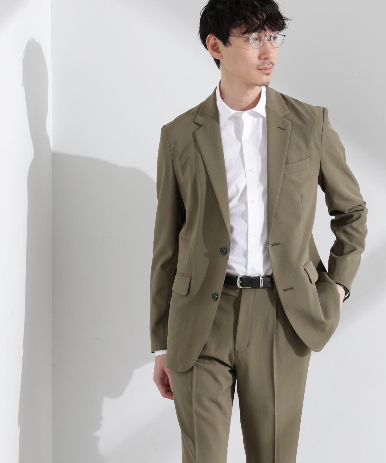 「Damerino」メランジドライツイル4WAYストレッチセットアップ 6685118204