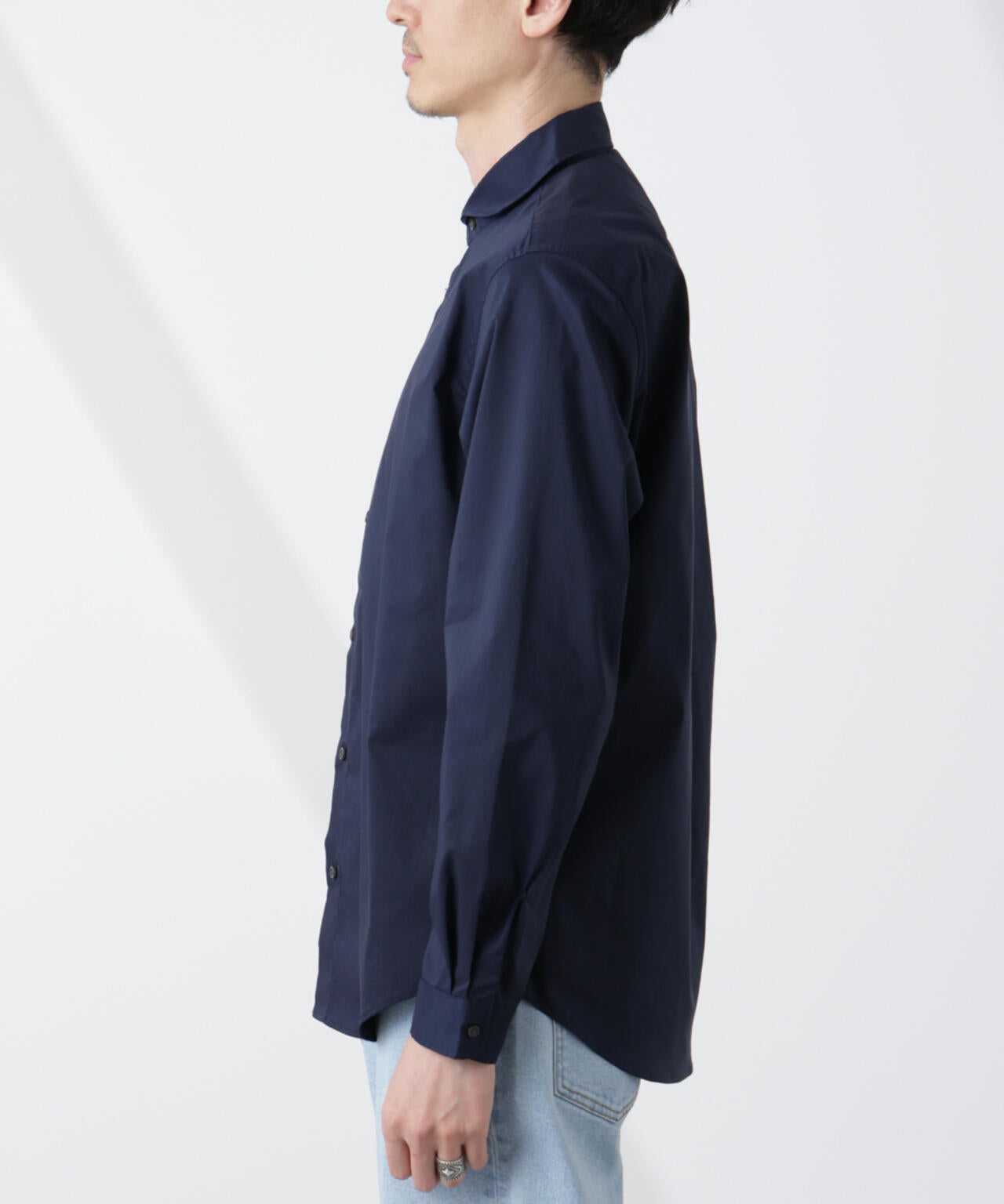 「ICE FLOW LINEN」カッタウェイシャツ 長袖 6685120207