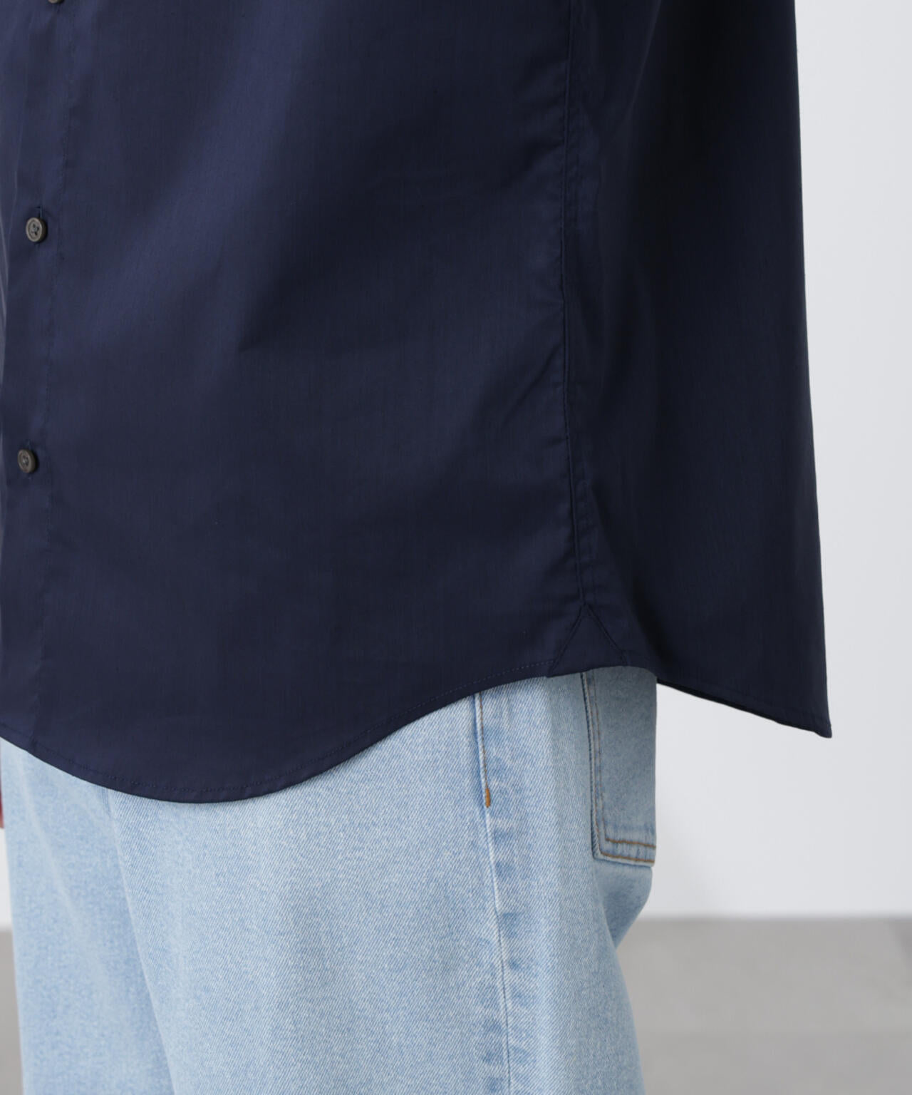 「ICE FLOW LINEN」カッタウェイシャツ 長袖 6685120207