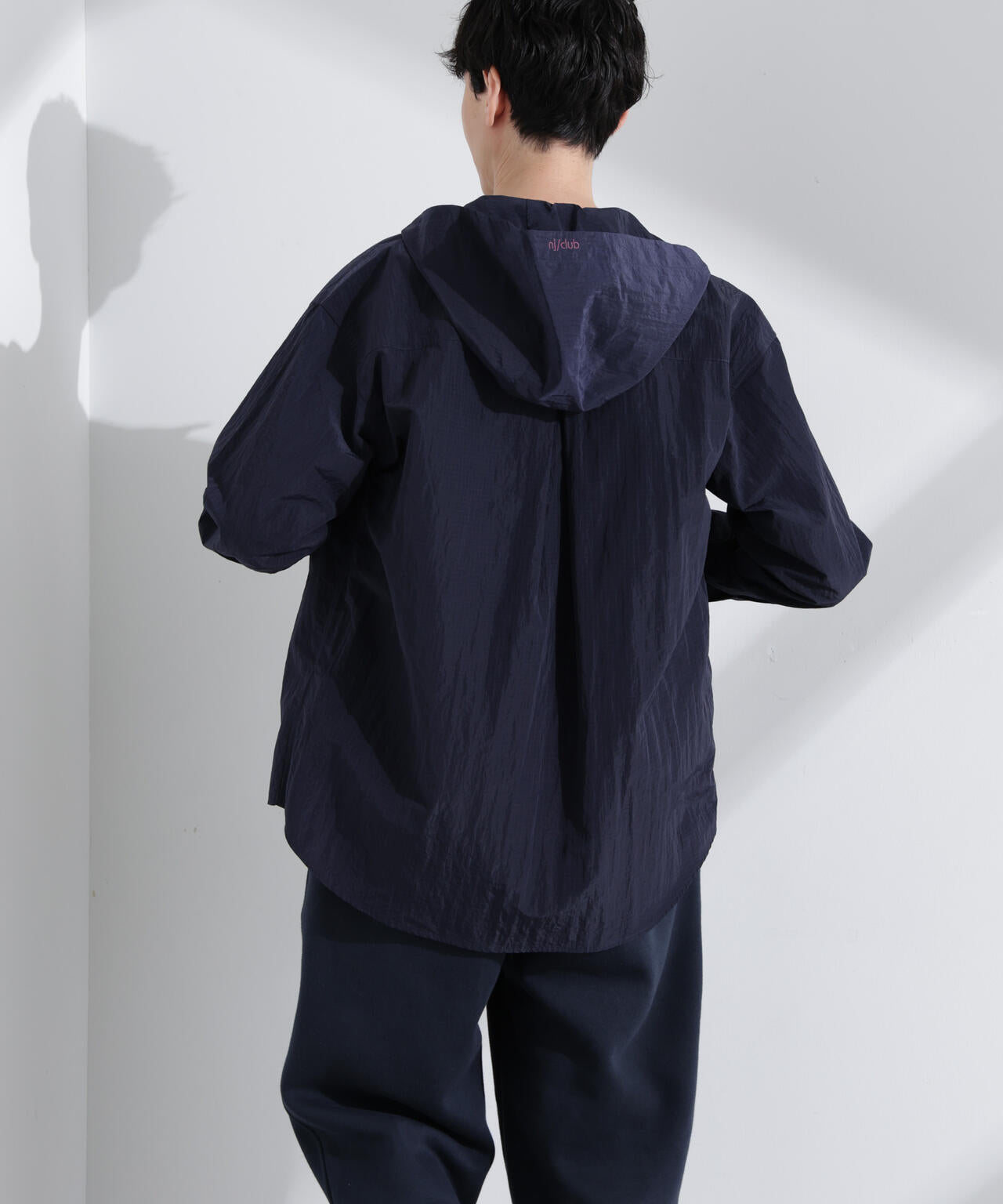 「NJ/CLUB」リップストップ撥水フードシャツ 6685120214