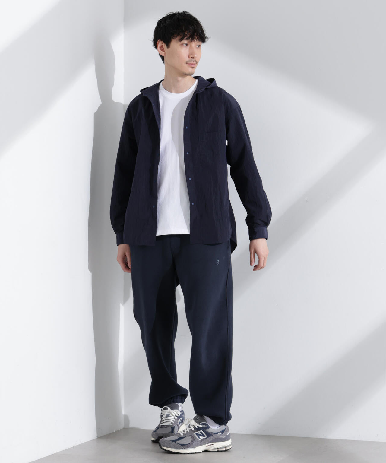 「NJ/CLUB」リップストップ撥水フードシャツ 6685120214