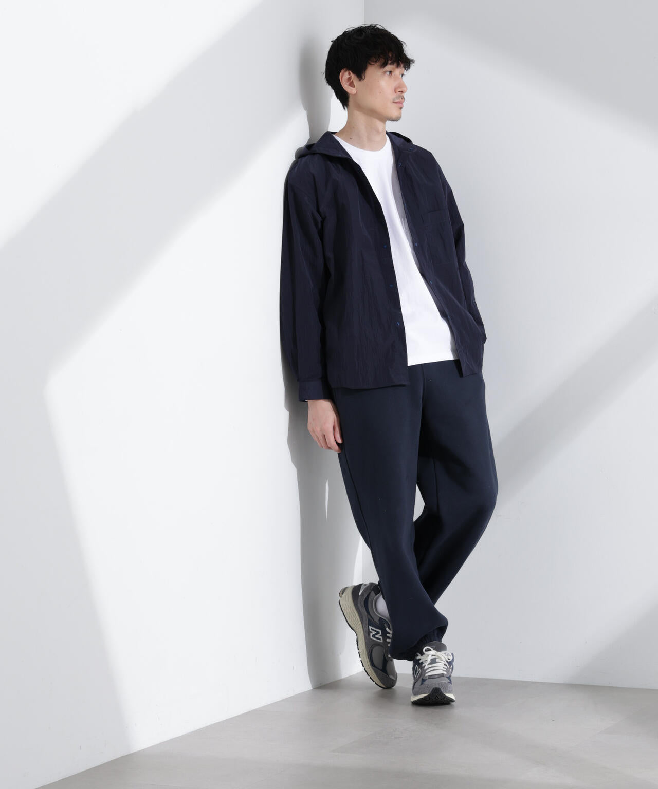 「NJ/CLUB」リップストップ撥水フードシャツ 6685120214