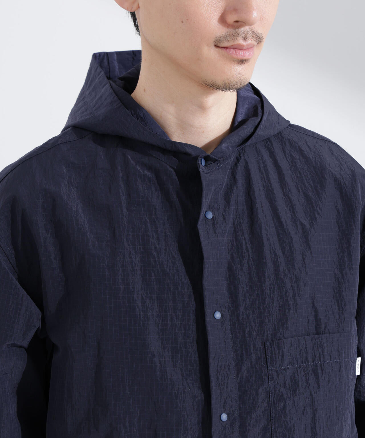 「NJ/CLUB」リップストップ撥水フードシャツ 6685120214