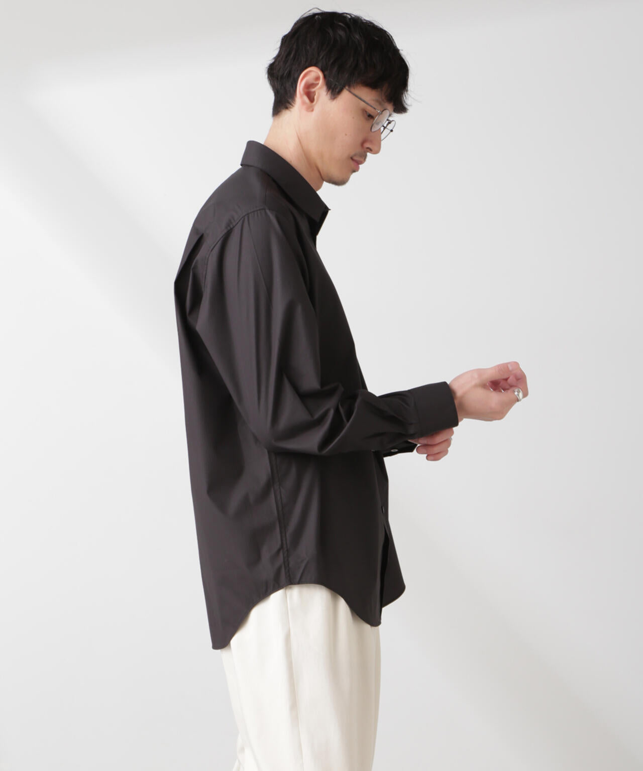 ESTENEIGE(R) レギュラーカラーシャツ 長袖/接触冷感 6685120225