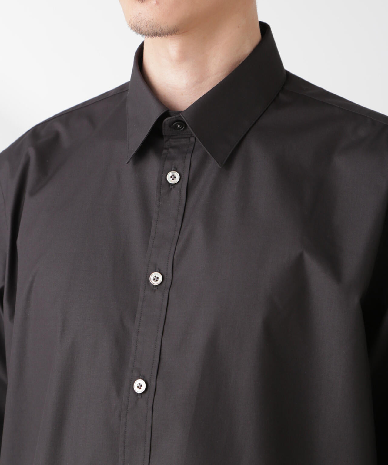 ESTENEIGE(R) レギュラーカラーシャツ 長袖/接触冷感 6685120225