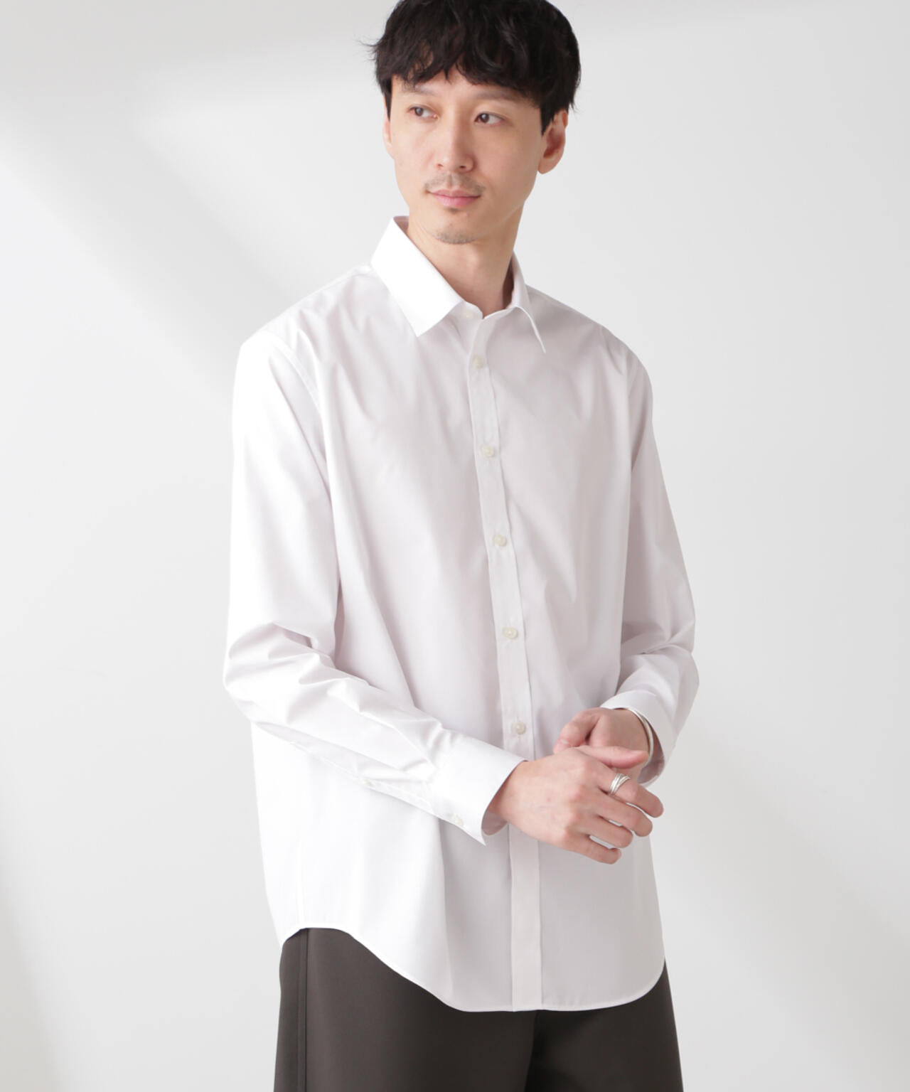 ESTENEIGE(R) レギュラーカラーシャツ 長袖/接触冷感 6685120225