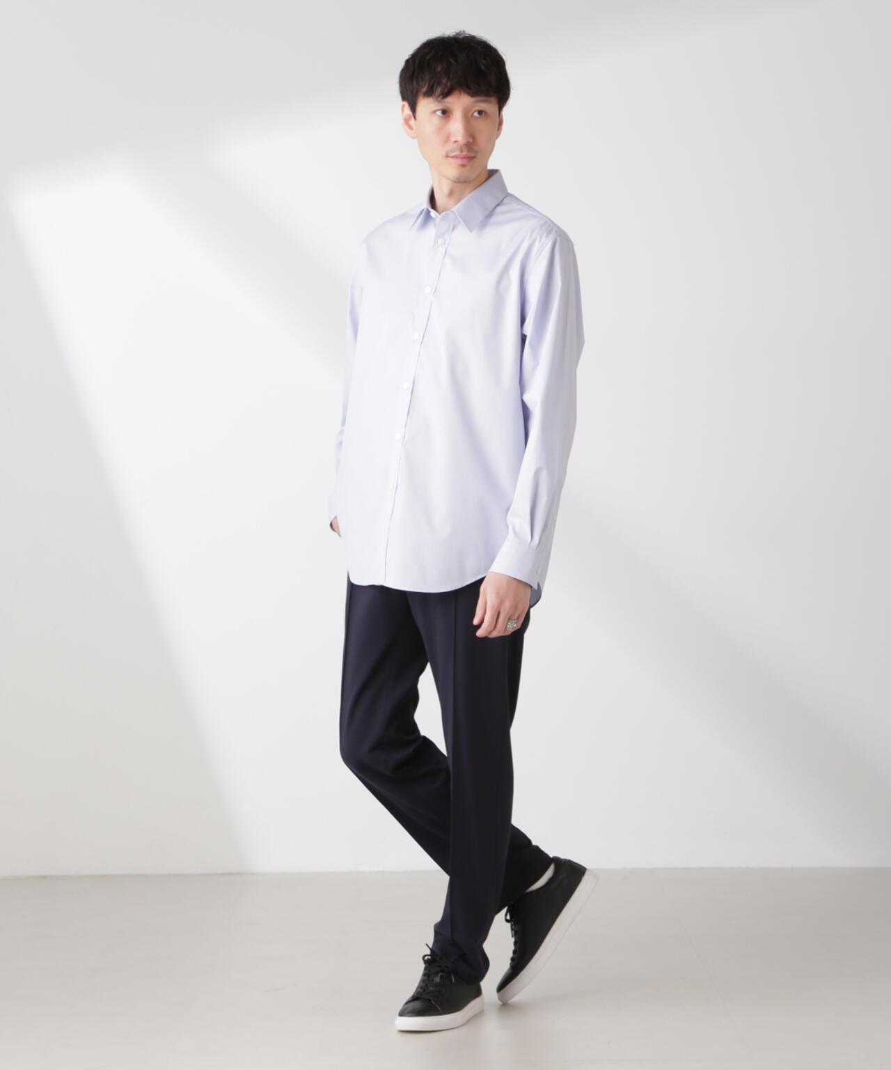 ESTENEIGE(R) レギュラーカラーシャツ 長袖/接触冷感 6685120225