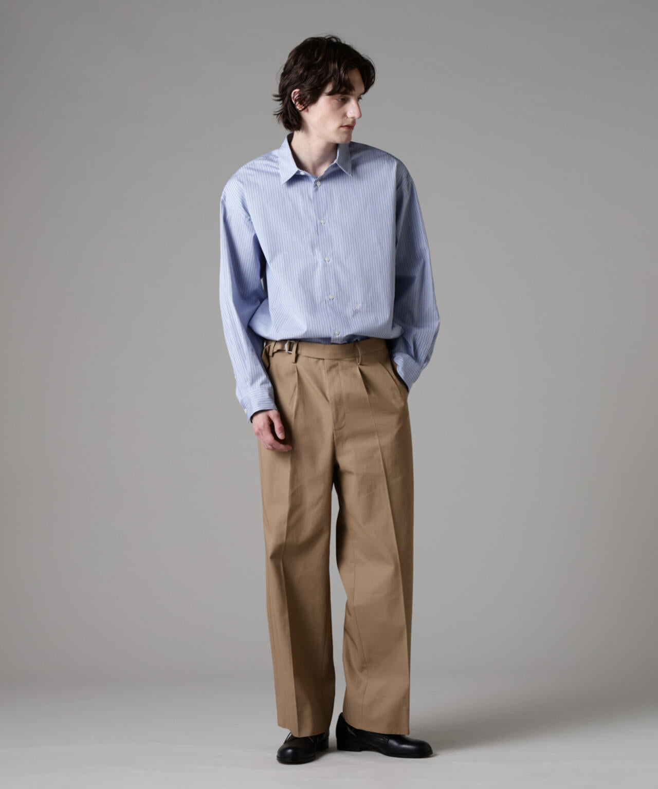 「ASSEMBLANC」TMレギュラーカラーオーバーシャツ 6685120229