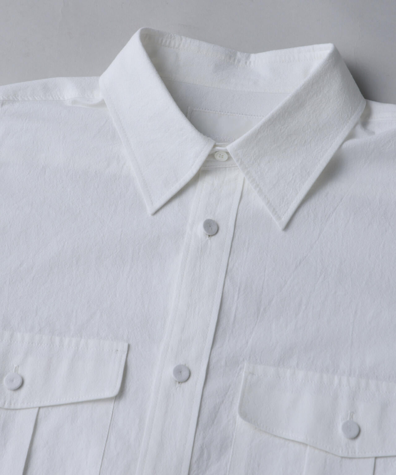 「ASSEMBLANC」フロントポケットサファリシャツ 6685120232