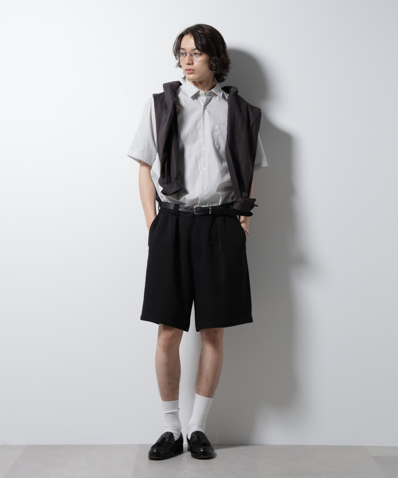「ICE FLOW LINEN」バリエーションシャツ 半袖 6685121201