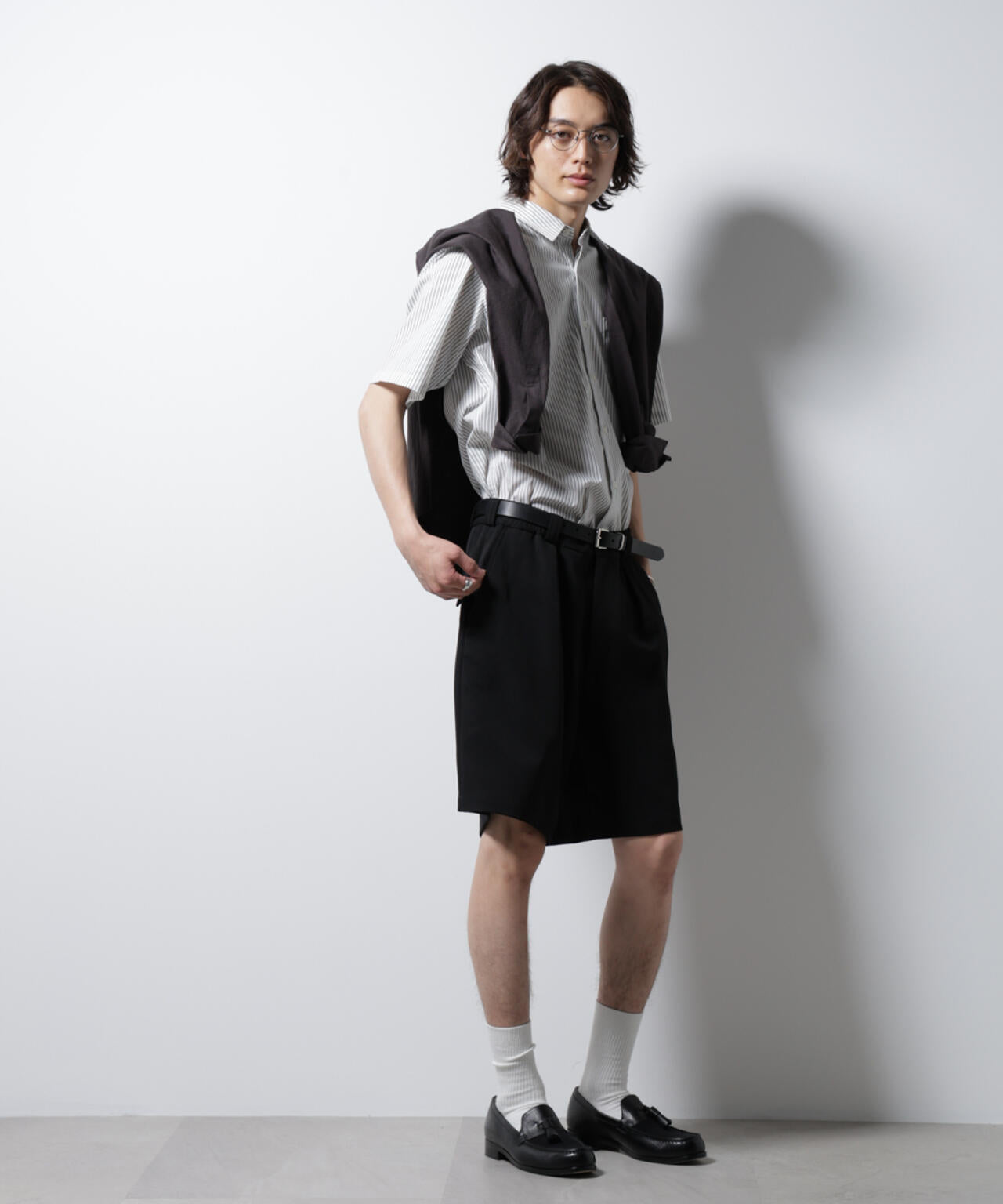 「ICE FLOW LINEN」バリエーションシャツ 半袖 6685121201