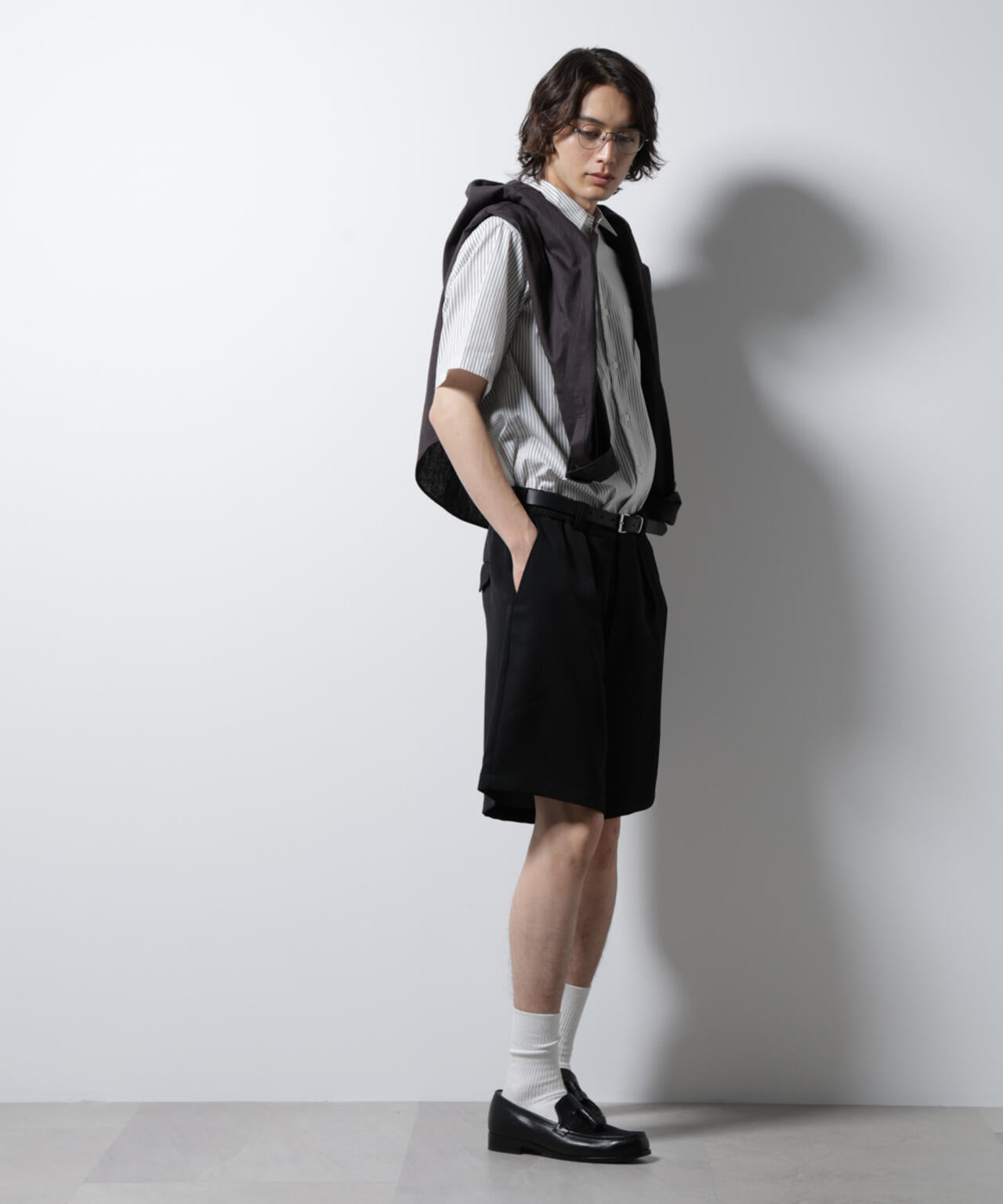 「ICE FLOW LINEN」バリエーションシャツ 半袖 6685121201