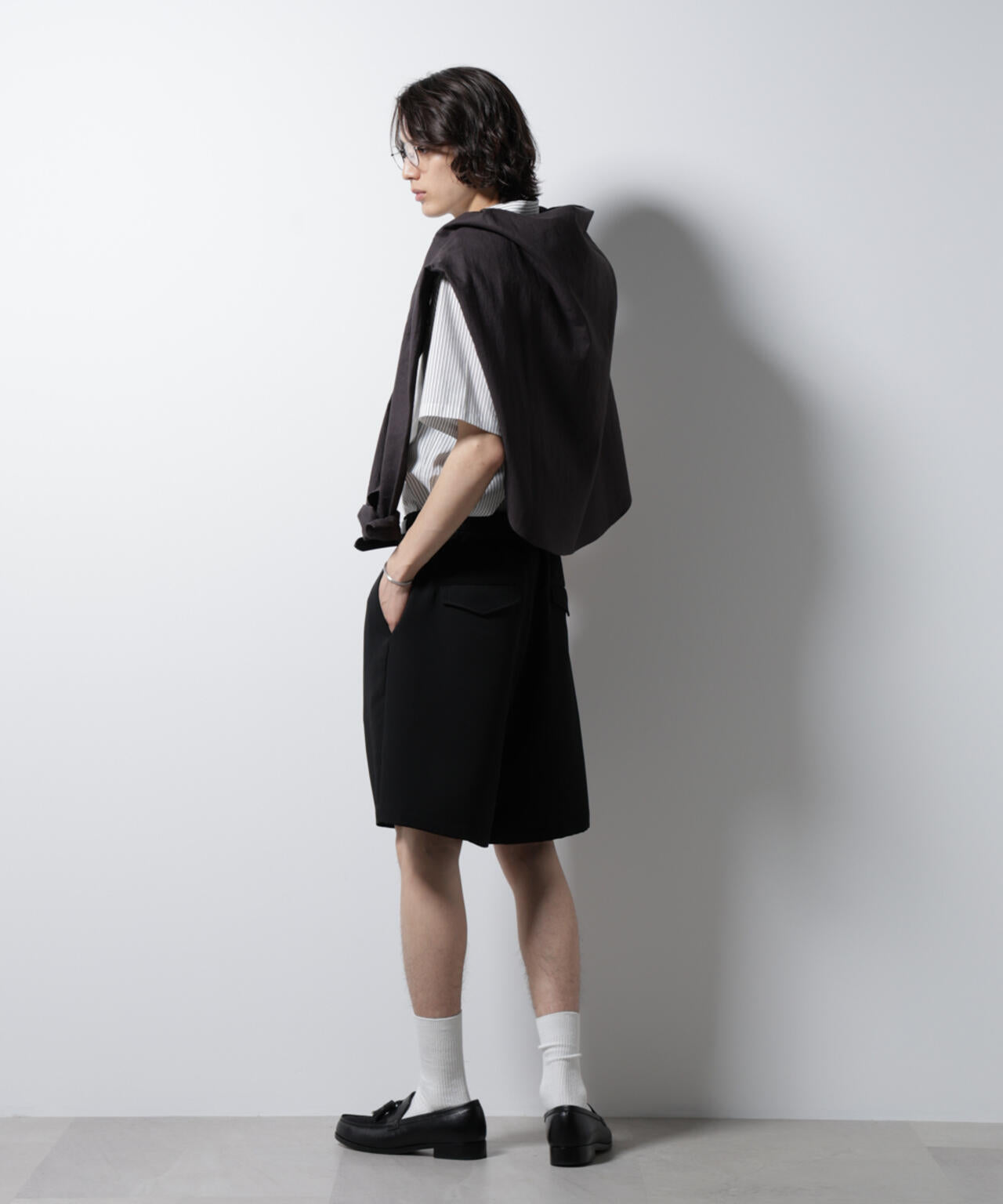 「ICE FLOW LINEN」バリエーションシャツ 半袖 6685121201