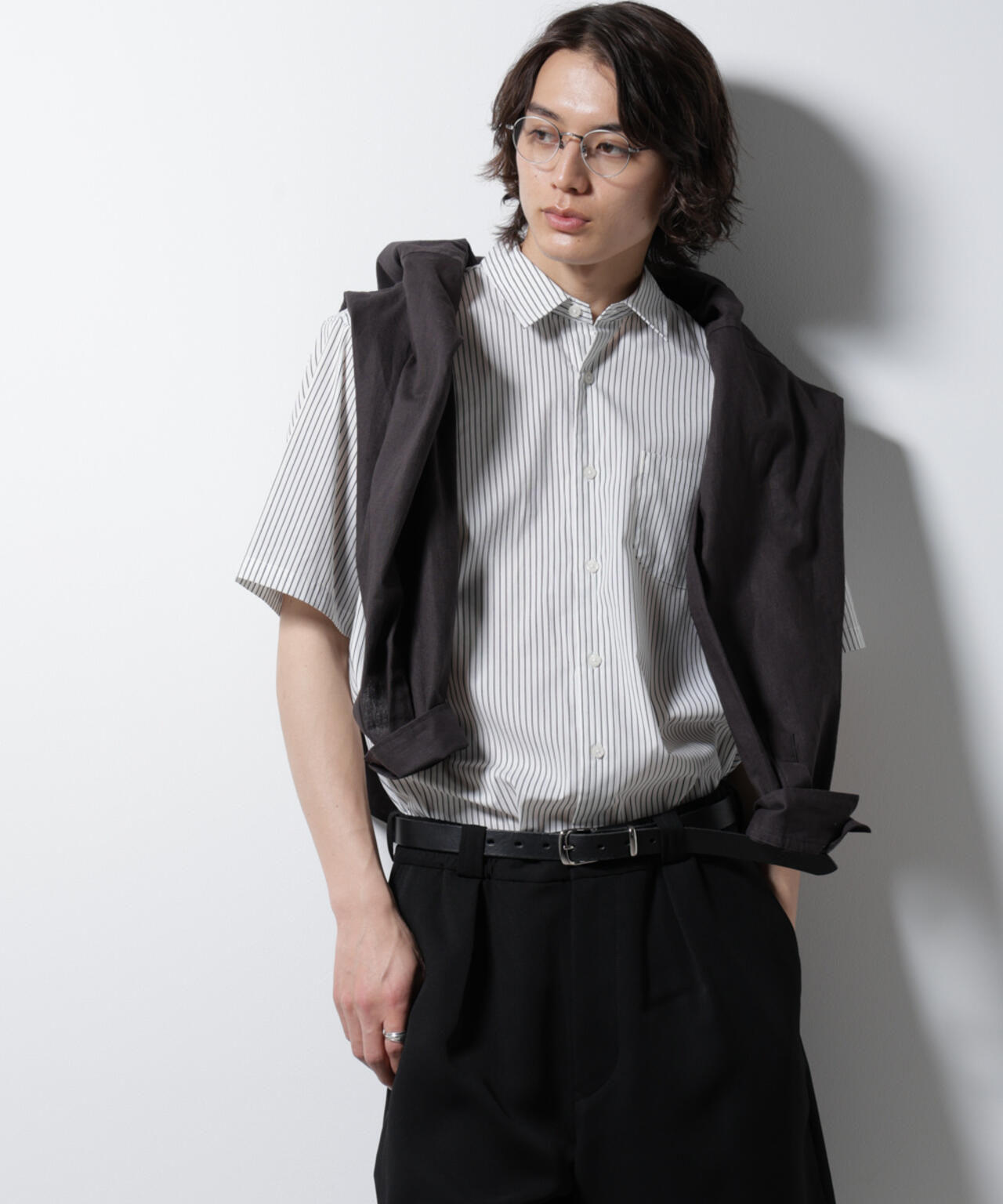 「ICE FLOW LINEN」バリエーションシャツ 半袖 6685121201