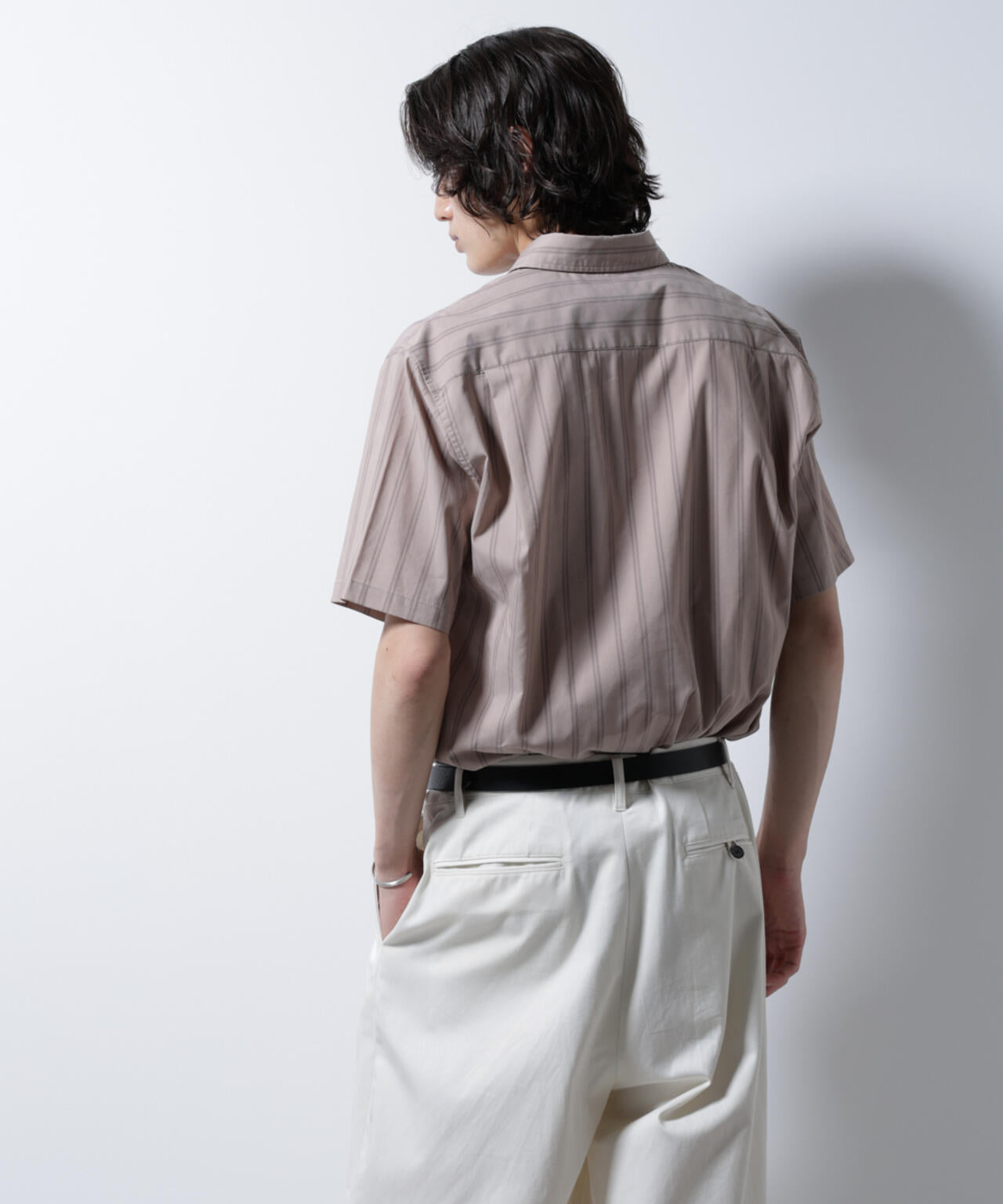 「ICE FLOW LINEN」バリエーションシャツ 半袖 6685121201