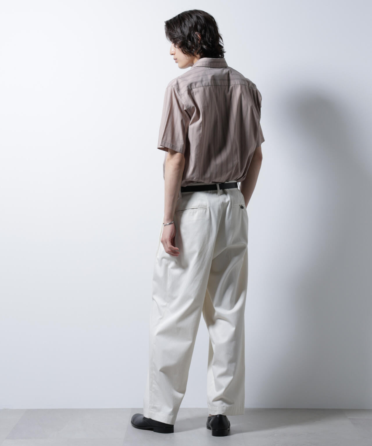 「ICE FLOW LINEN」バリエーションシャツ 半袖 6685121201