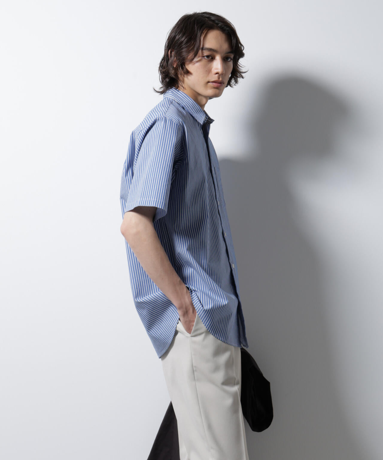 「ICE FLOW LINEN」バリエーションシャツ 半袖 6685121201