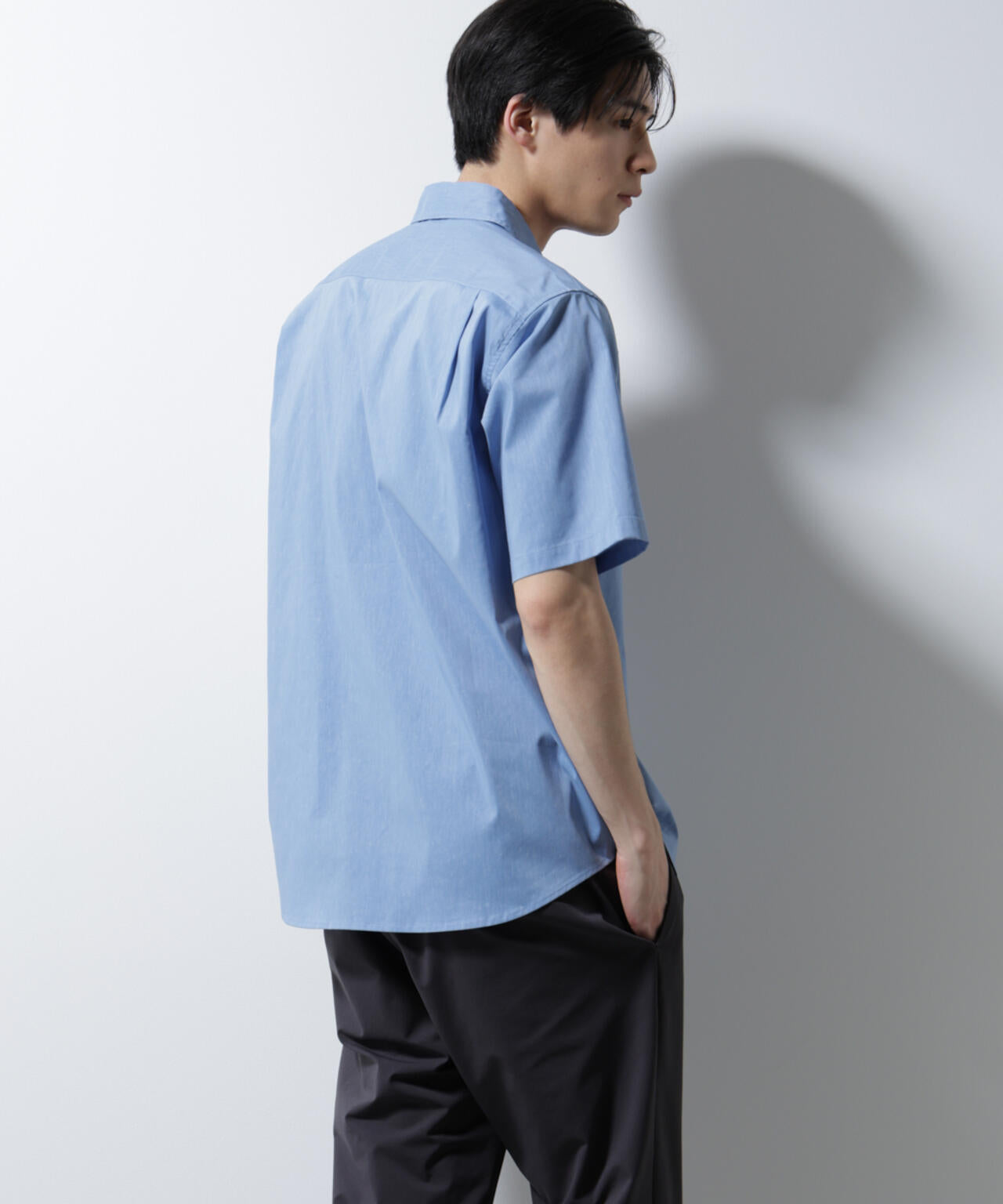 「ICE FLOW LINEN」レギュラーカラーシャツ 半袖 6685121202