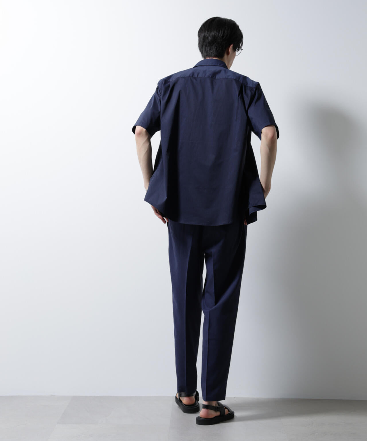 「ICE FLOW LINEN」レギュラーカラーシャツ 半袖 6685121202
