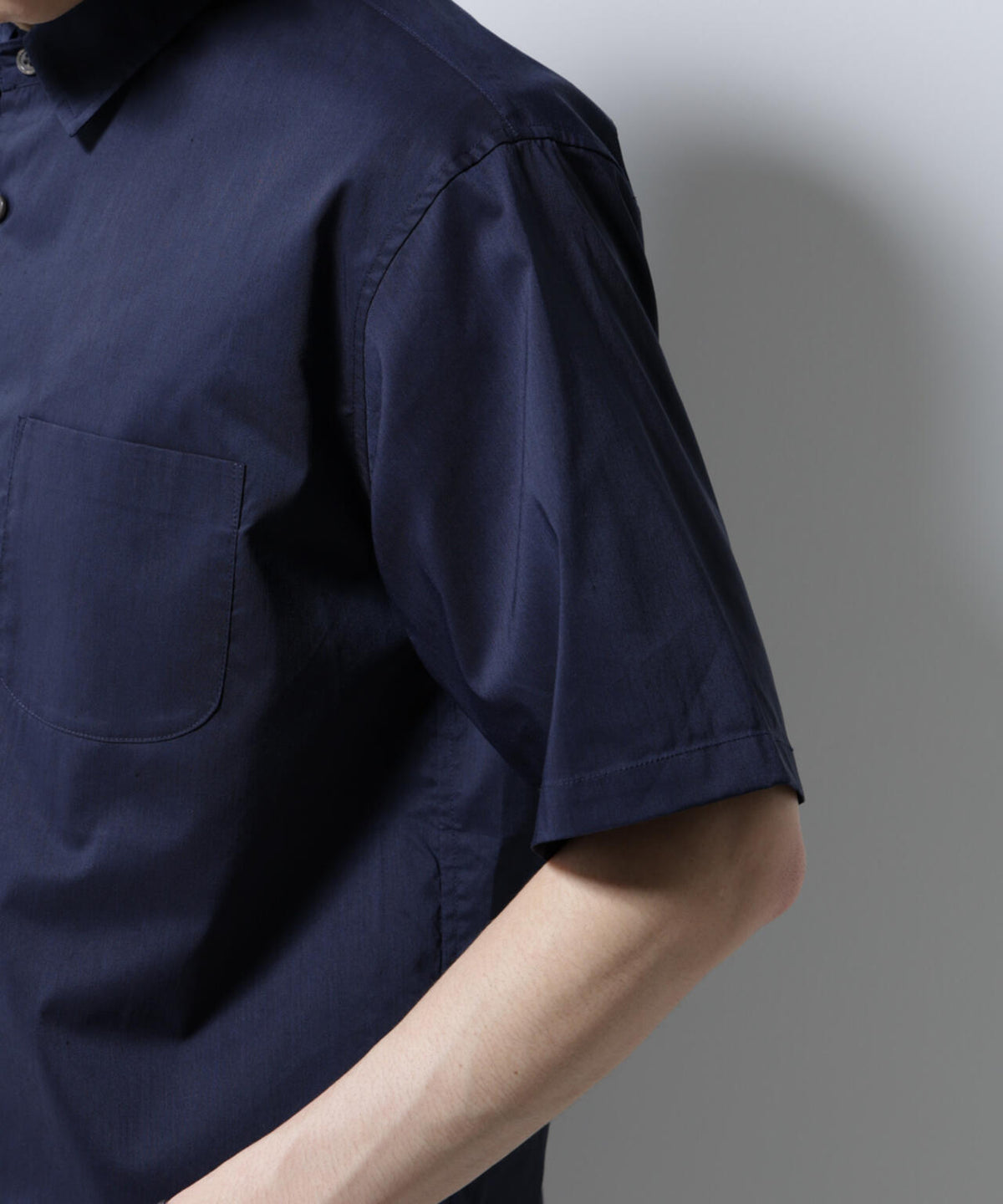 「ICE FLOW LINEN」レギュラーカラーシャツ 半袖 6685121202