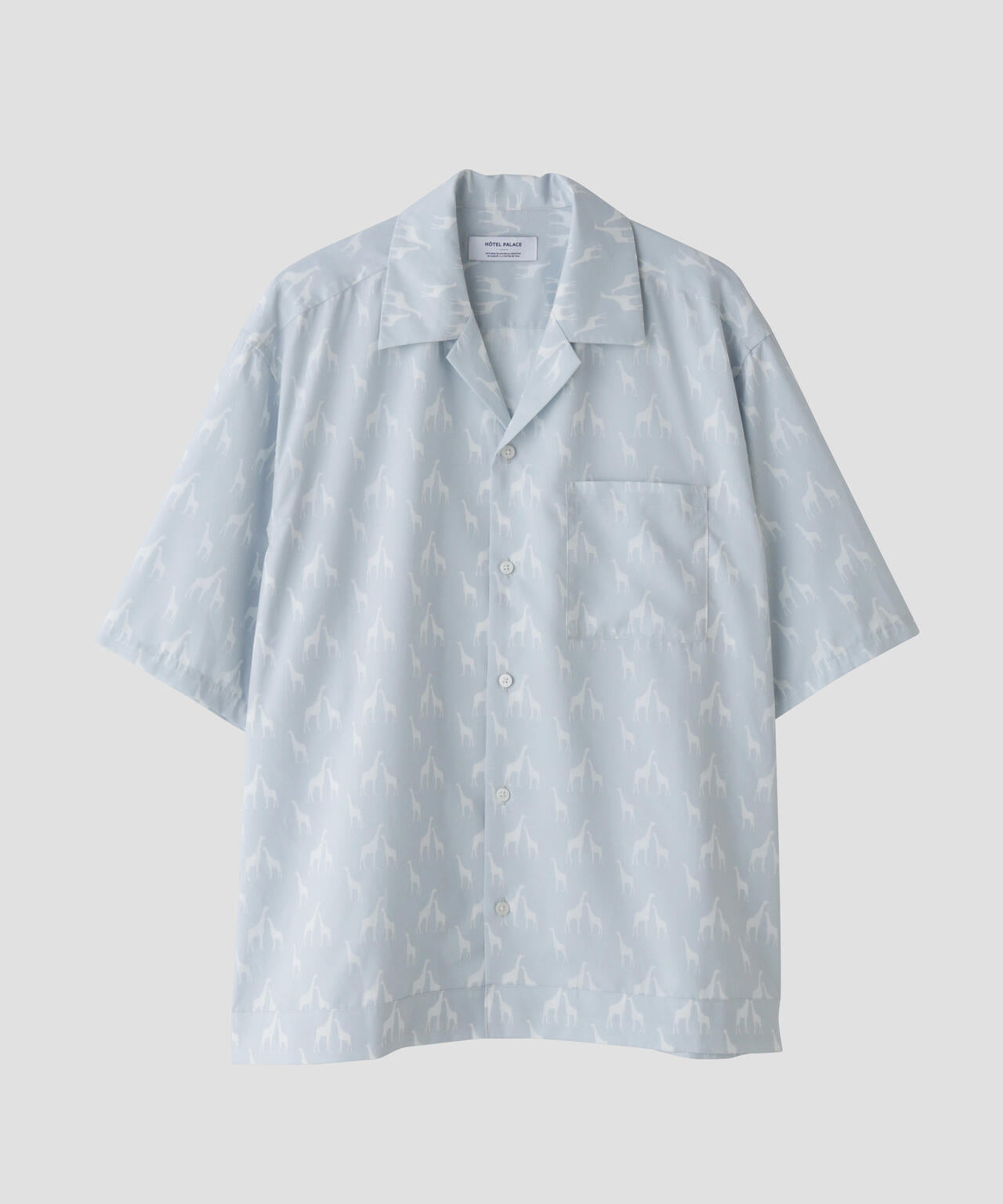 「HOTEL PALACE」オテルパラス アニマルグラフィックプリントシャツ 6685121204