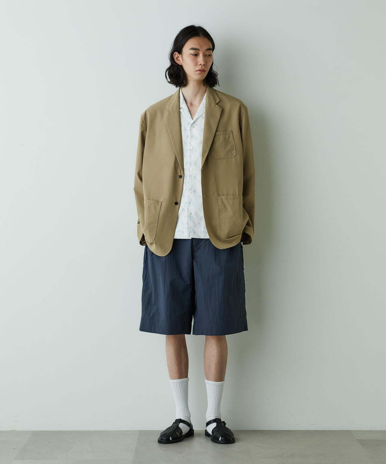 「HOTEL PALACE」オテルパラス アニマルグラフィックプリントシャツ 6685121204