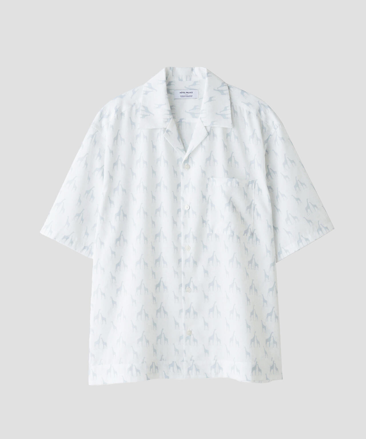 「HOTEL PALACE」オテルパラス アニマルグラフィックプリントシャツ 6685121204