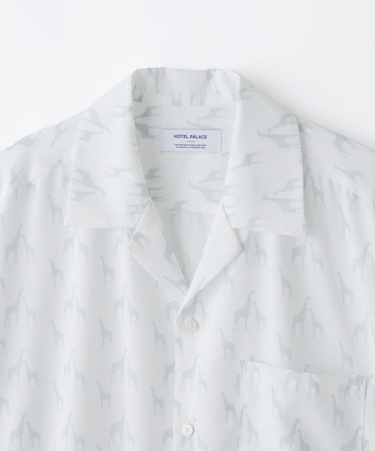 「HOTEL PALACE」オテルパラス アニマルグラフィックプリントシャツ 6685121204