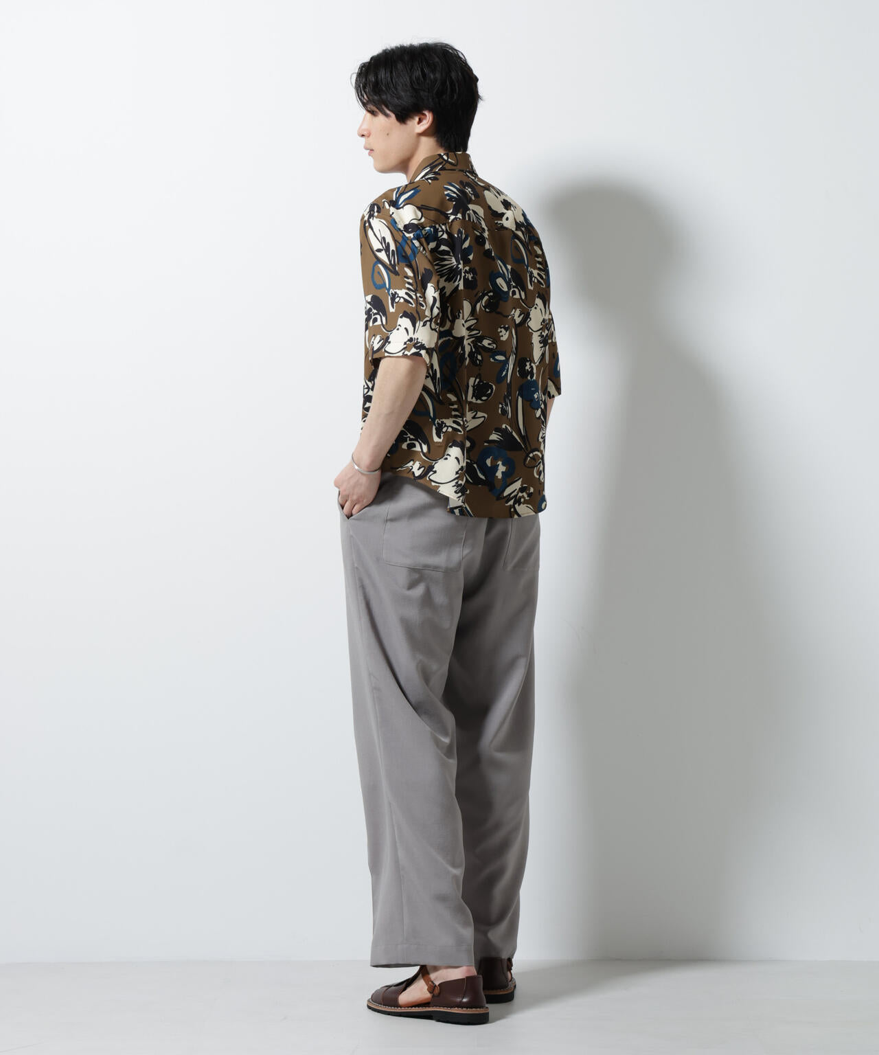 総柄プリントシャツ 6685121218