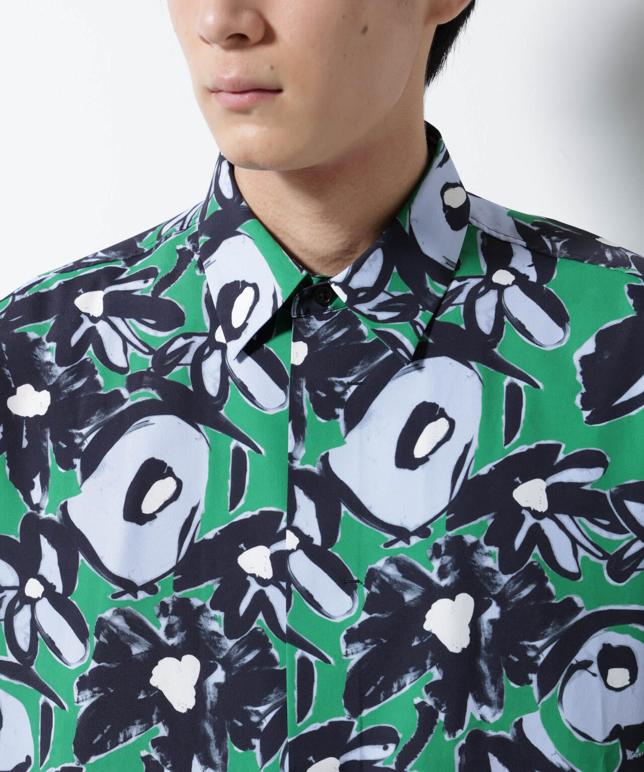 総柄プリントシャツ 6685121218