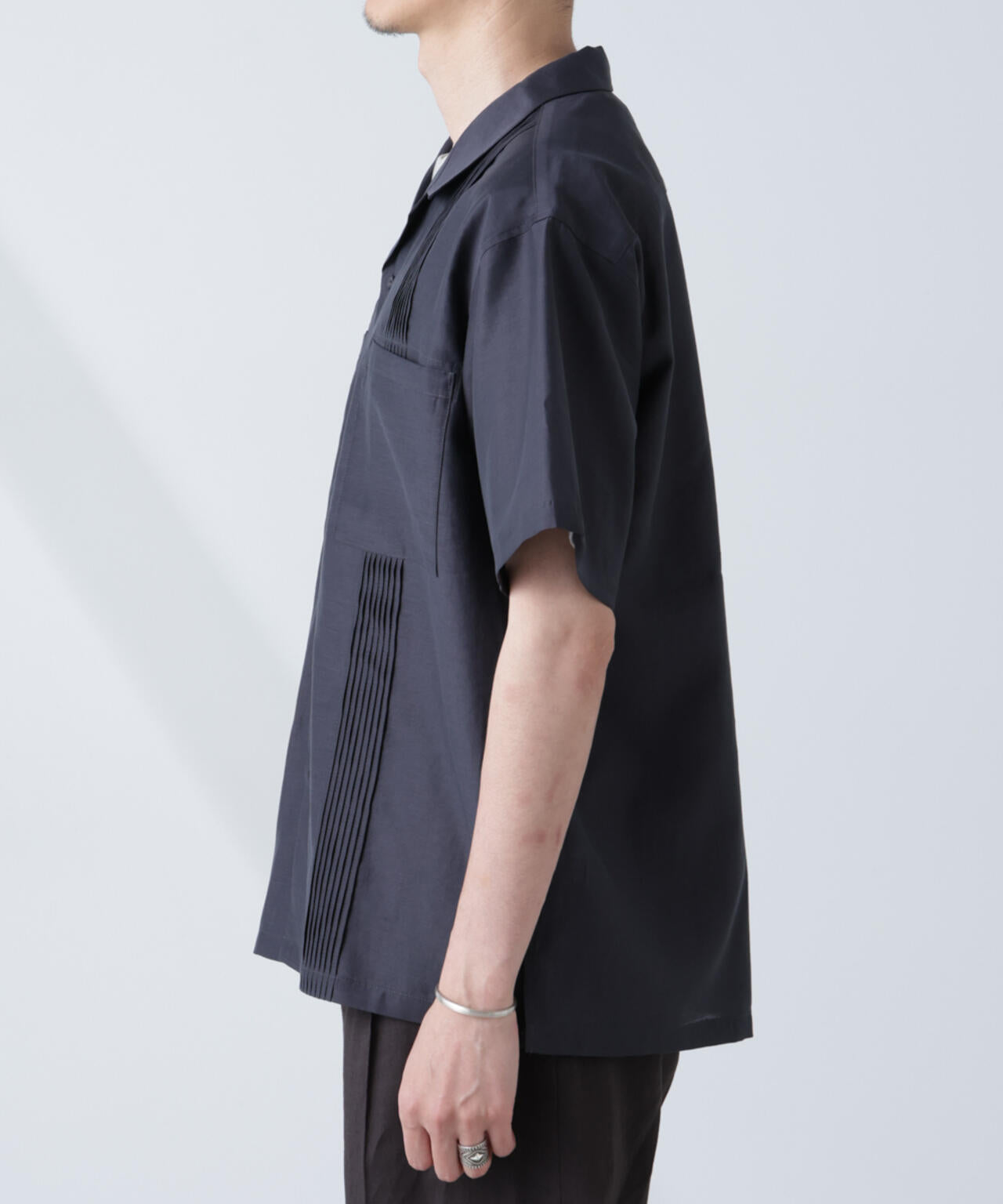 オープンカラーキューバシャツ 6685121219