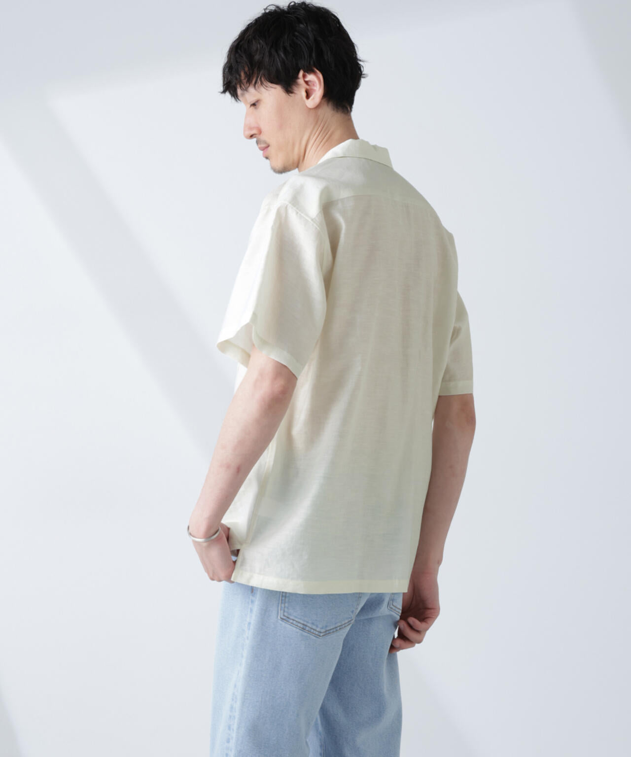 オープンカラーキューバシャツ 6685121219