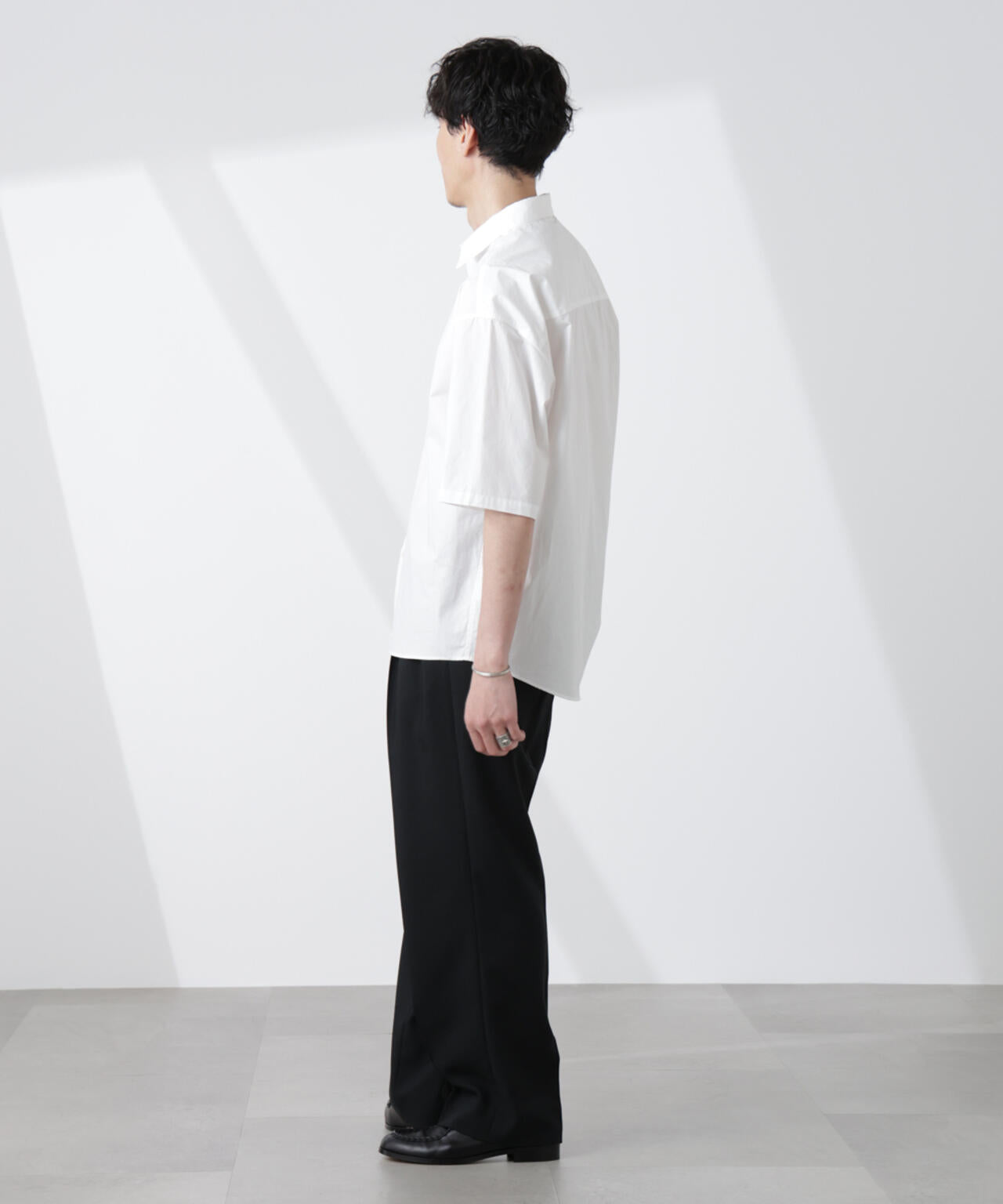 「大人のワイドシャツ」レギュラーカラー 半袖 6685121222