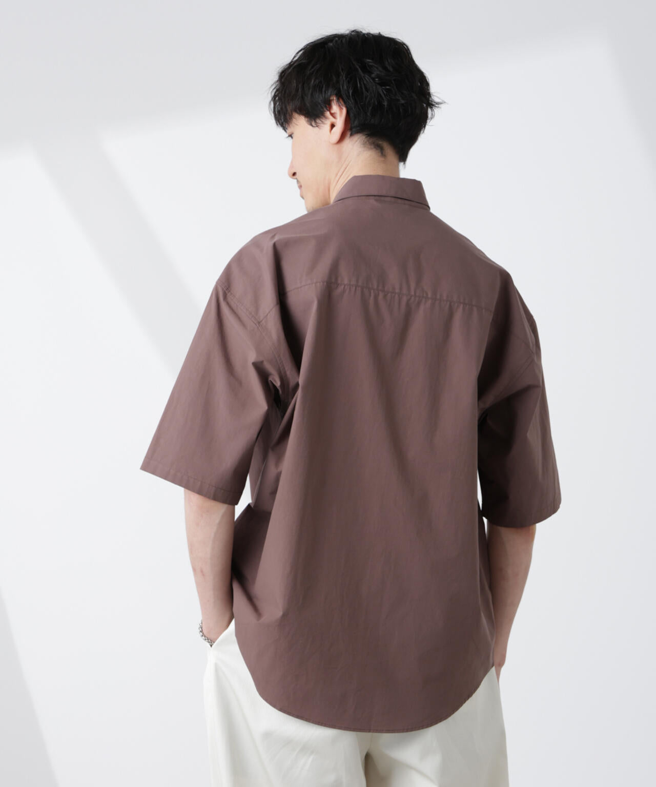 「大人のワイドシャツ」レギュラーカラー 半袖 6685121222