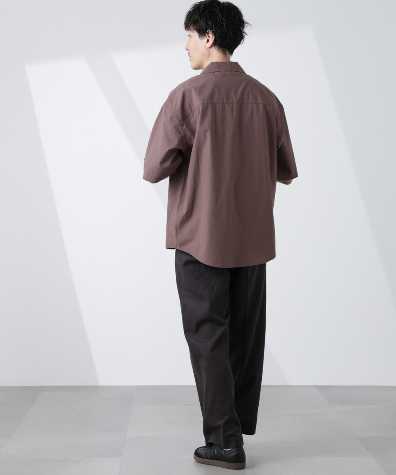 「大人のワイドシャツ」オープンカラー 半袖 6685121224