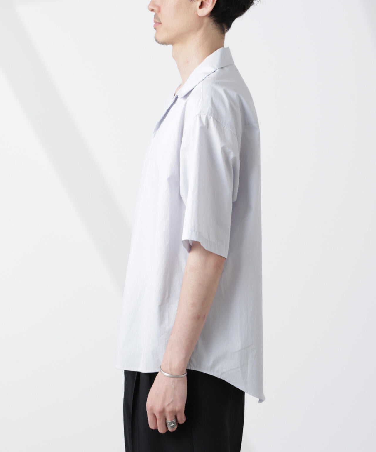 「大人のワイドシャツ」オープンカラー 半袖 6685121224