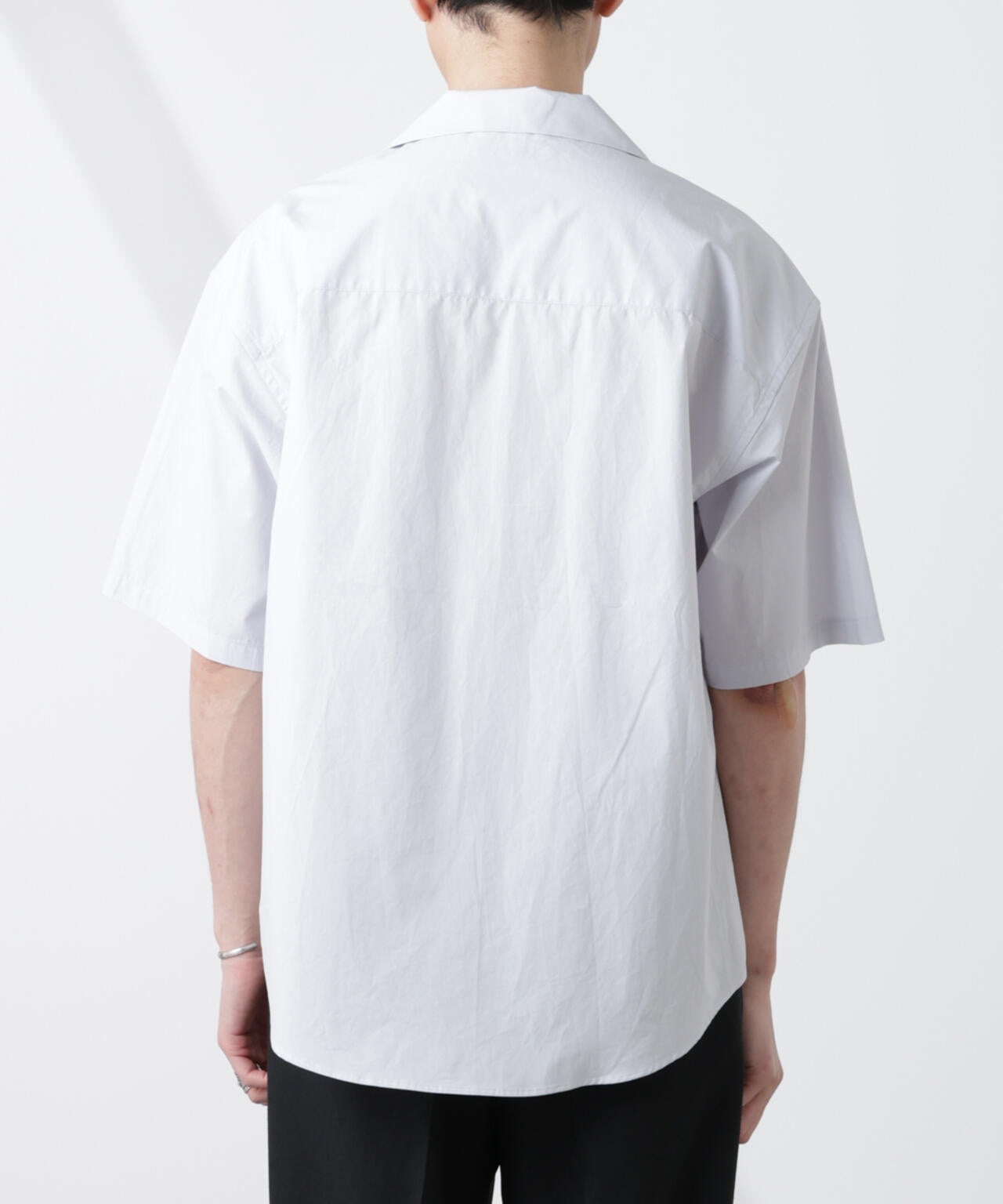 「大人のワイドシャツ」オープンカラー 半袖 6685121224