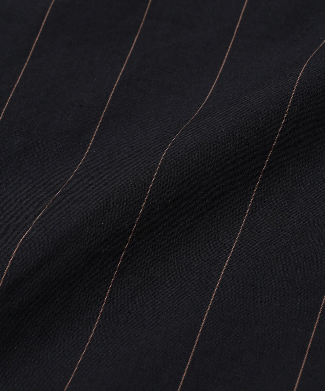 レギュラーカラーコットンリネンストライプシャツ 6685121225