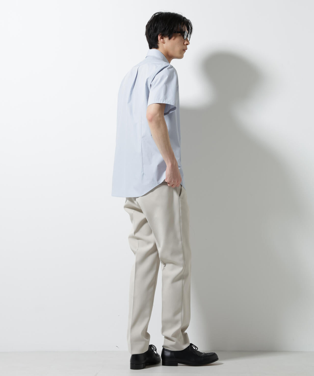 「N shirt」 速乾 セミワイドカラーシャツ半袖 6685121230