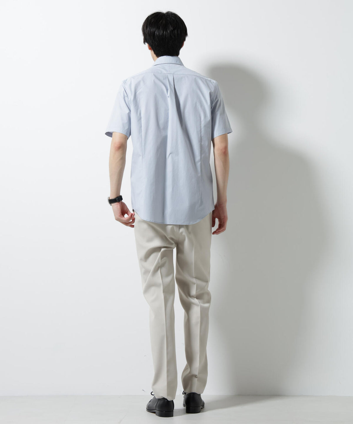 「N shirt」 速乾 セミワイドカラーシャツ半袖 6685121230