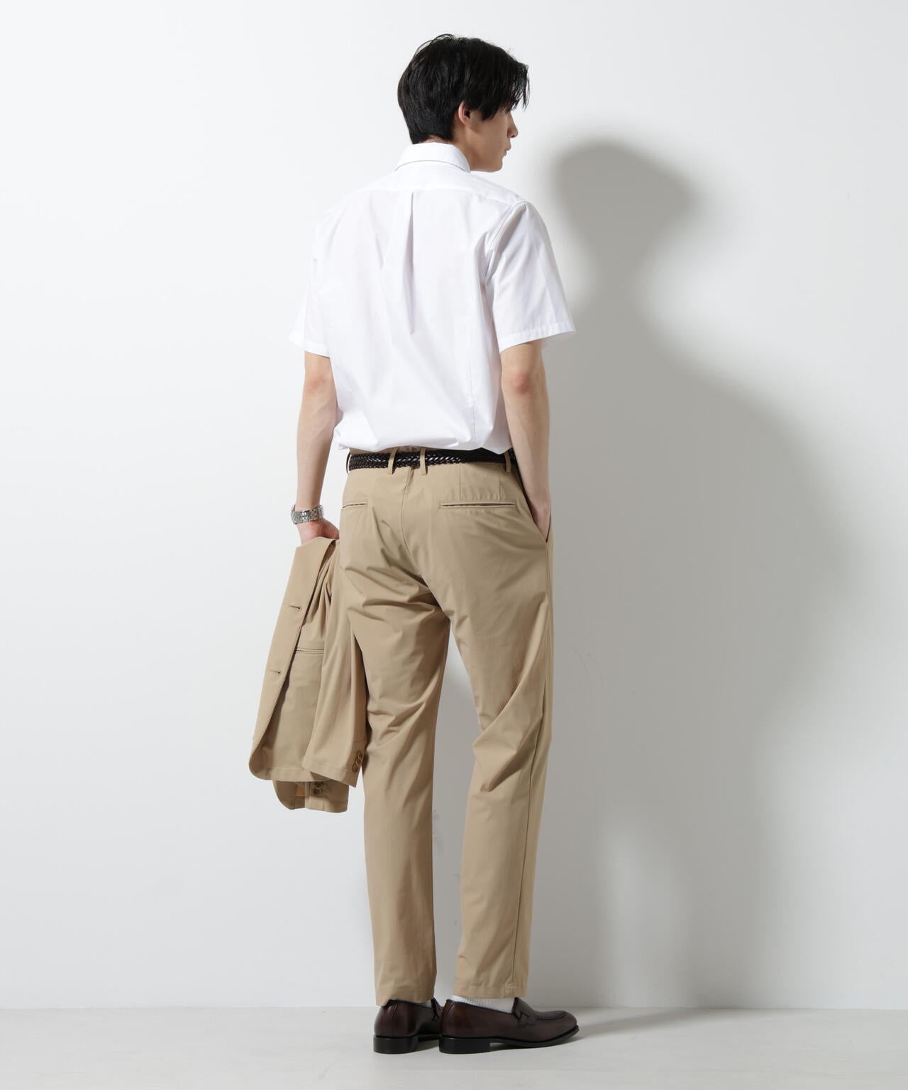 「N shirt」 速乾 セミワイドカラーシャツ半袖 6685121230