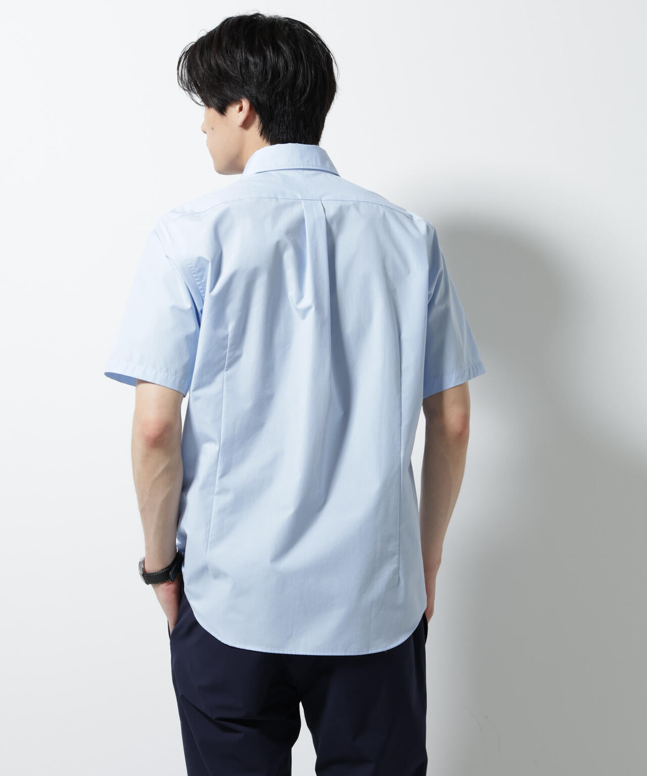 「N shirt」 速乾 セミワイドカラーシャツ半袖 6685121230