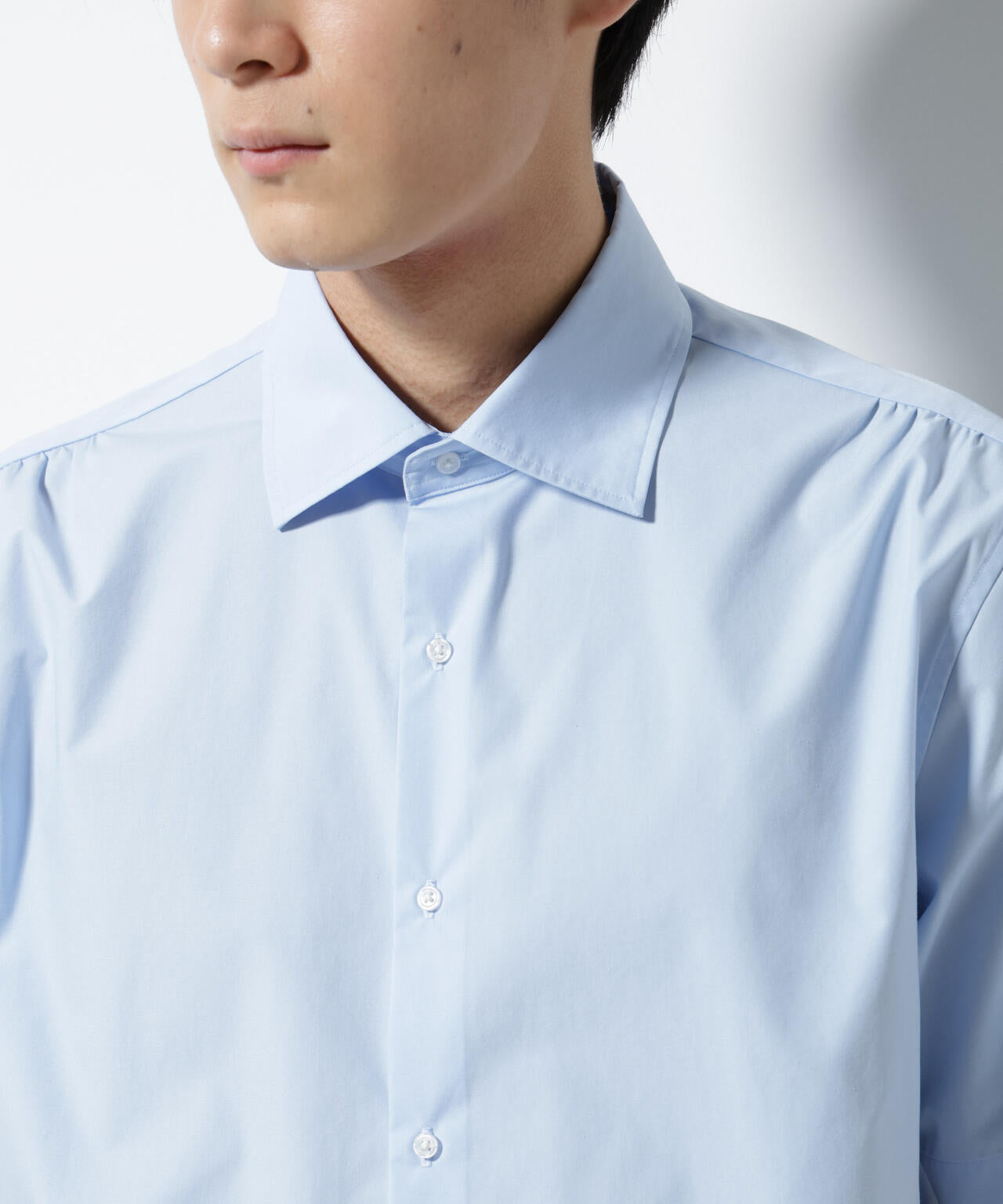 「N shirt」 速乾 セミワイドカラーシャツ半袖 6685121230