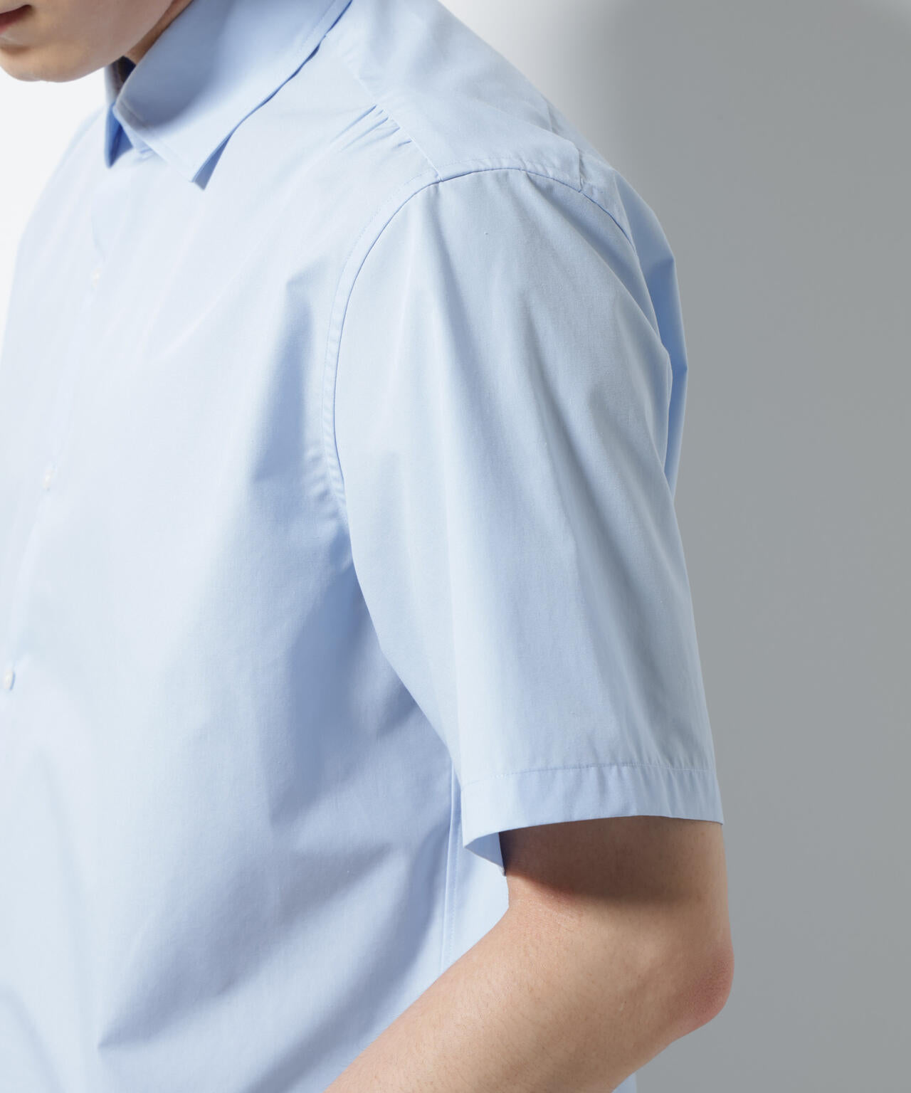 「N shirt」 速乾 セミワイドカラーシャツ半袖 6685121230