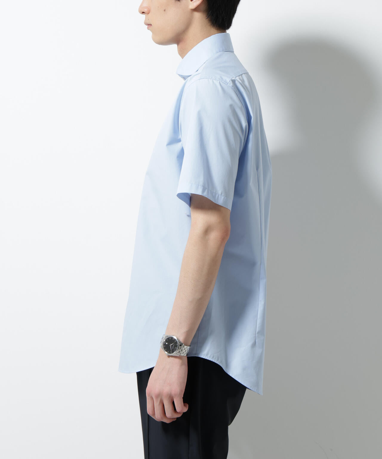 「N shirt」 速乾 ホリゾンタルカラーシャツ半袖 6685121231