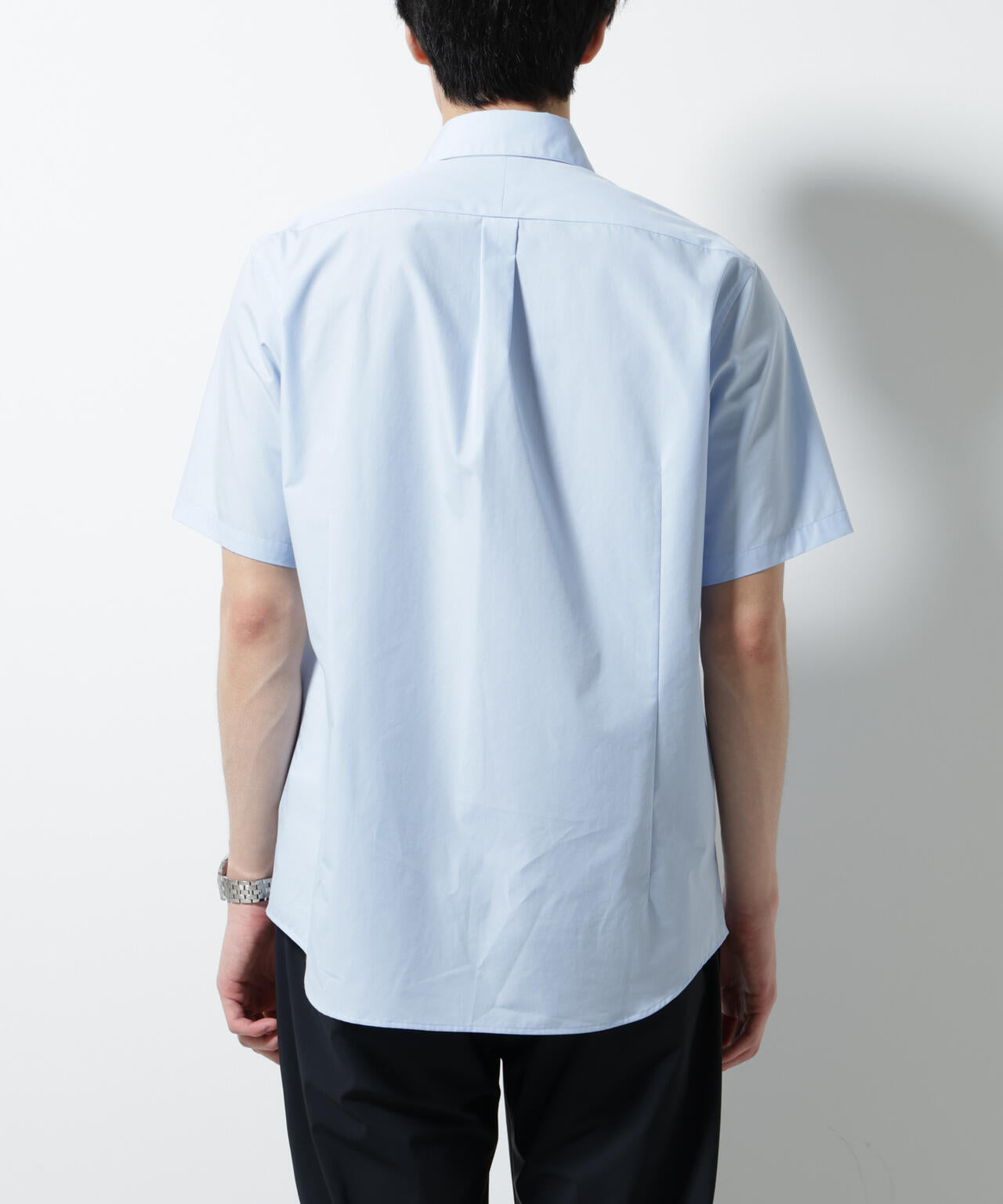 「N shirt」 速乾 ホリゾンタルカラーシャツ半袖 6685121231