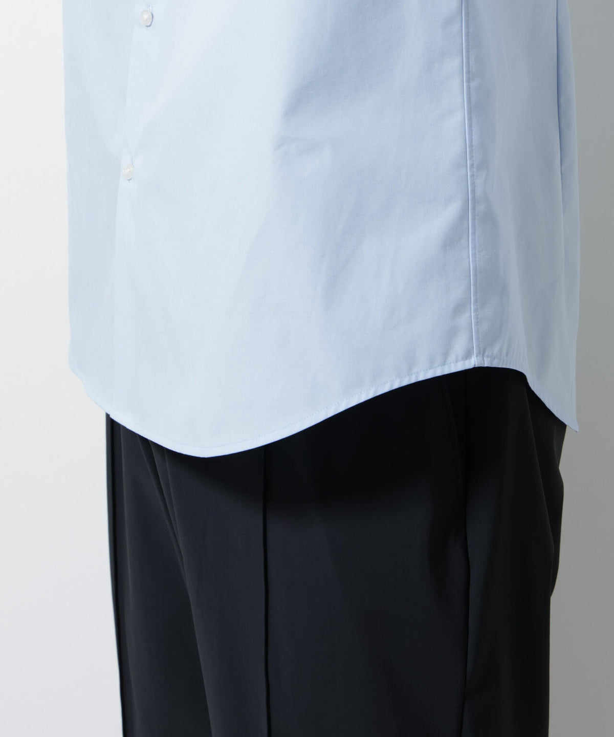 「N shirt」 速乾 ホリゾンタルカラーシャツ半袖 6685121231