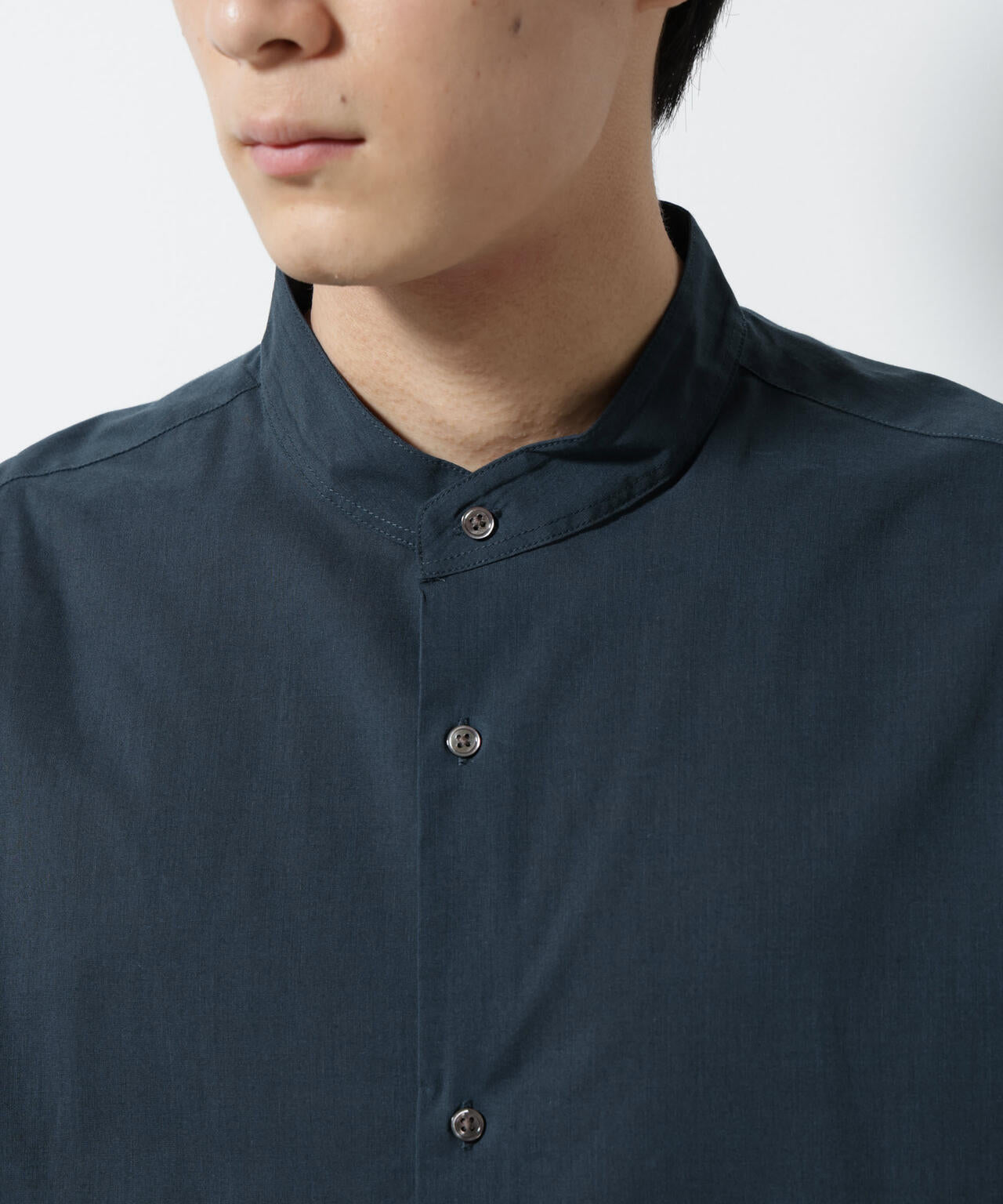 TEXBRID(R)バンドカラーシャツ 半袖 6685121234