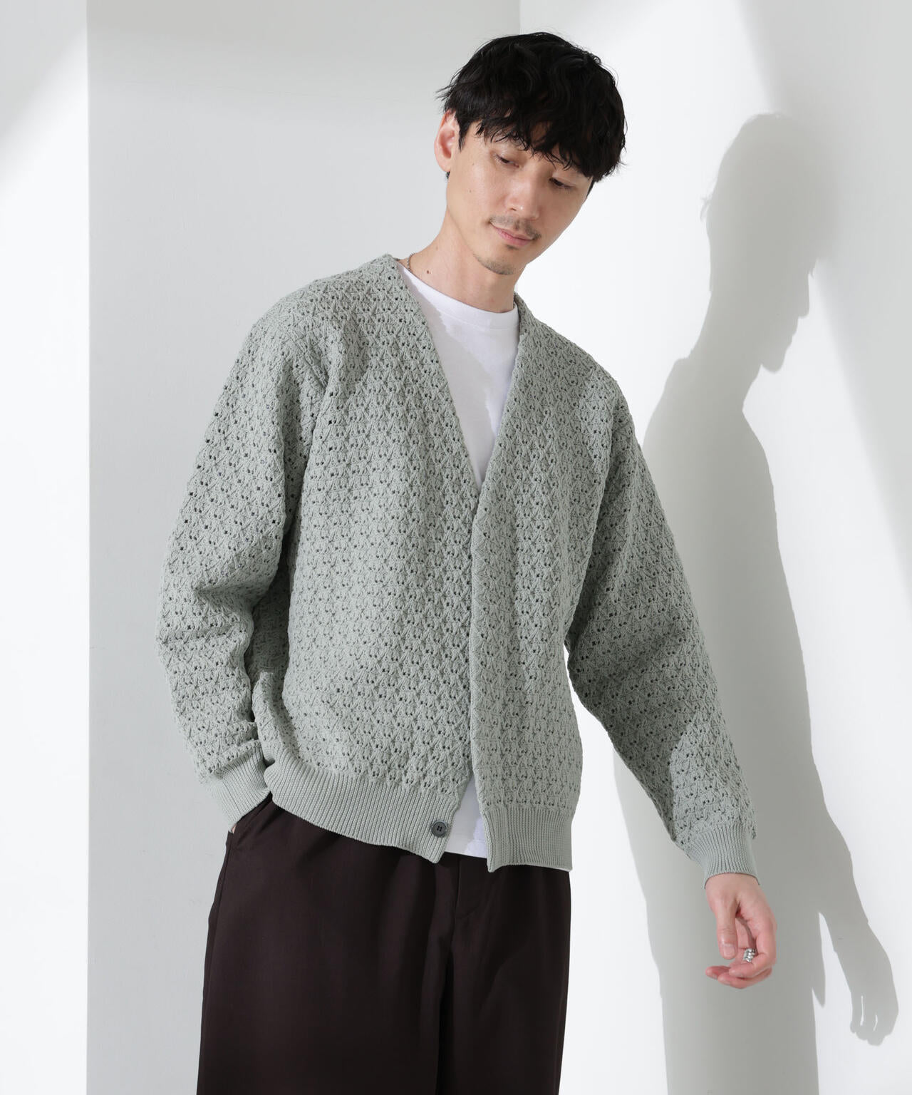 スポンディッシュ フライフロントカーディガン 6685122207