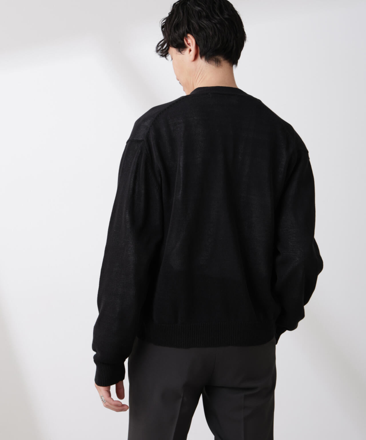 シアーニットカーディガン 6685122210